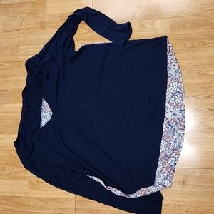 Ezra mixed panel top sz 2XL